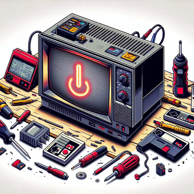 Repair D-Series CRT Red Light Flashing